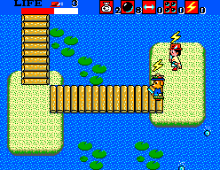 Aztec Adventure screenshot 2 for Sega Master System